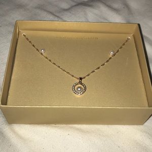 Necklace and earrings